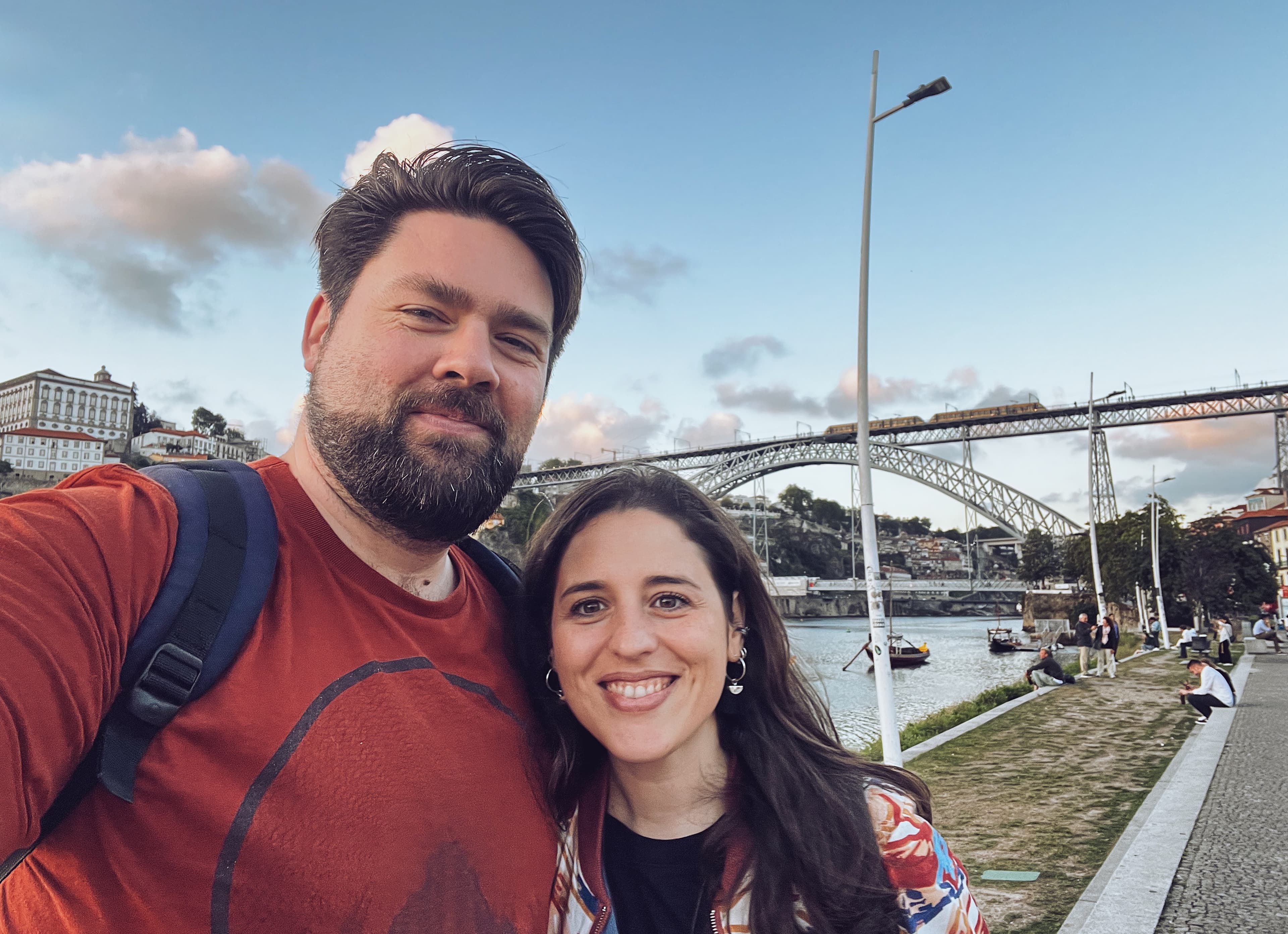 Adam and Mags in Porto